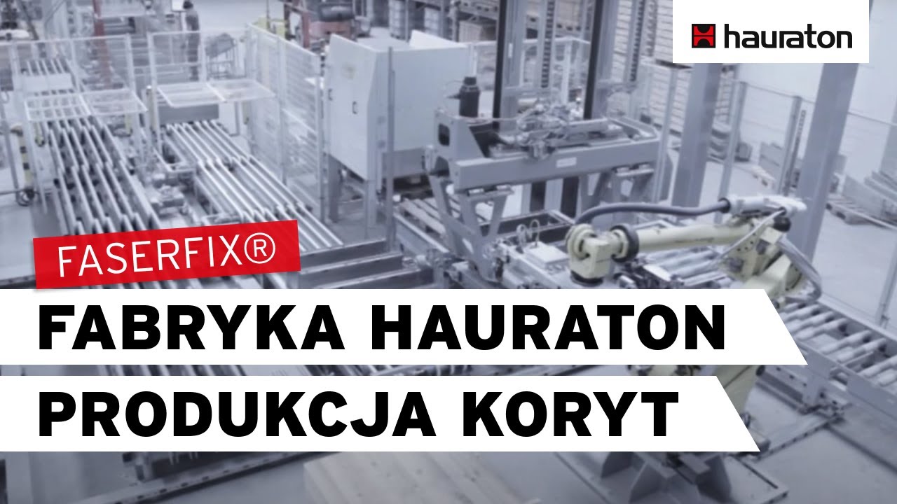 Produkcja koryt betonowych FASERFIX&reg; | Fabryka HAURATON w &Ouml;tigheim