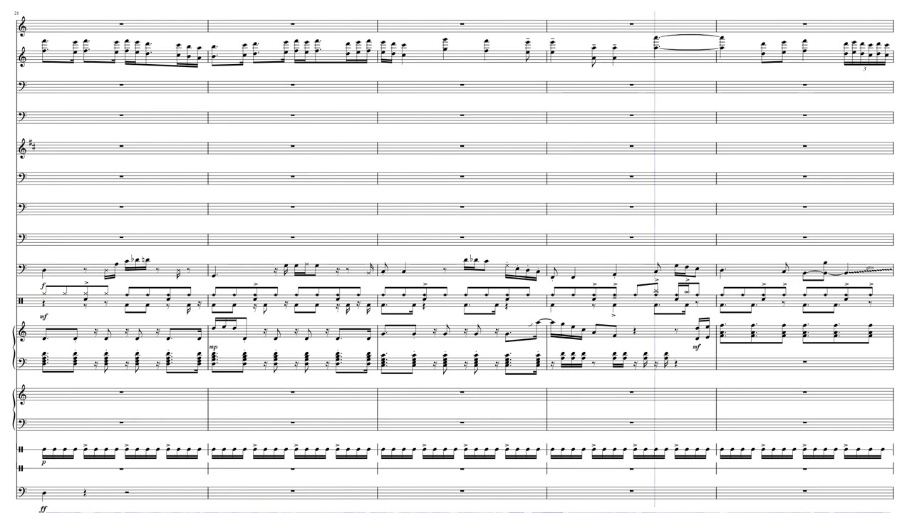 Rocky II Overture &ndash; Bill Conti (not finished) Sheet Music
