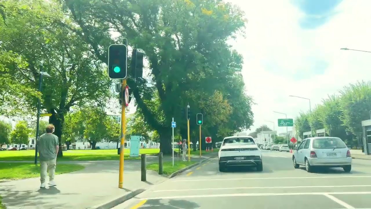 New Zealand,Christchurch city drive.🚙💨#viral #youtubeshorts #everyone #video #ytshorts 