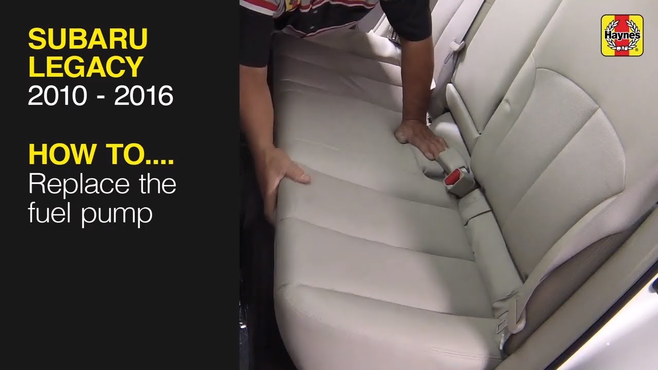 How to Replace the fuel pump on the Subaru Legacy 2010 to 2016