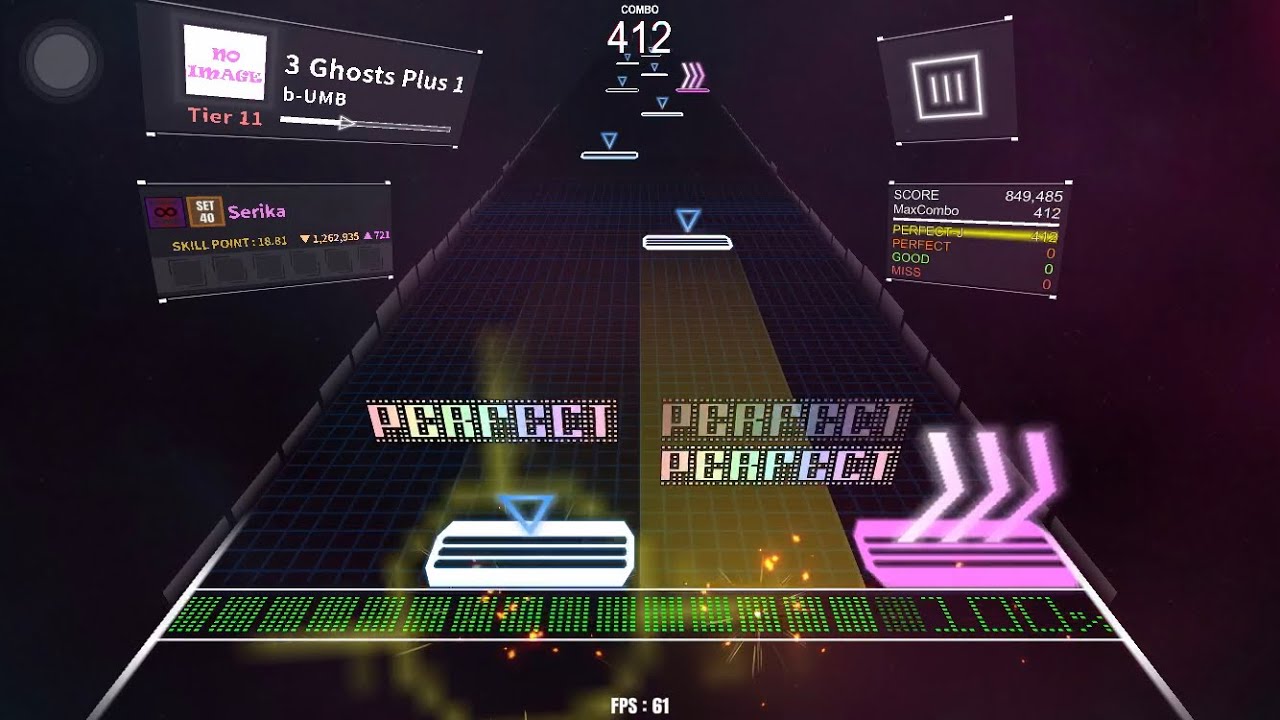 3 Ghosts Plus 1 / Tier 11 / DanceRail3 譜面確認