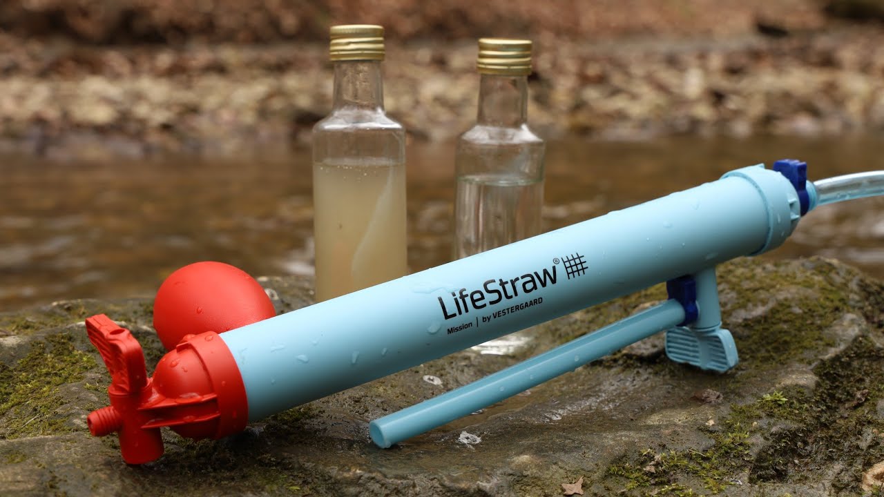 BAKTÉRIUMOK, VÍRUSOK MENEKÜLJETEK!!! Lifestraw MISSION Vízszűrő Bemutató és teszt!!
