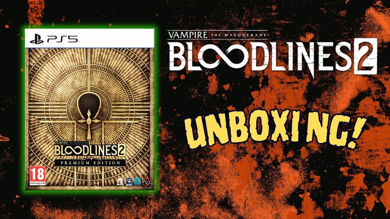 Распаковка VAMPIRE: The Masquerade – Bloodlines 2 Premium Edition 🩸