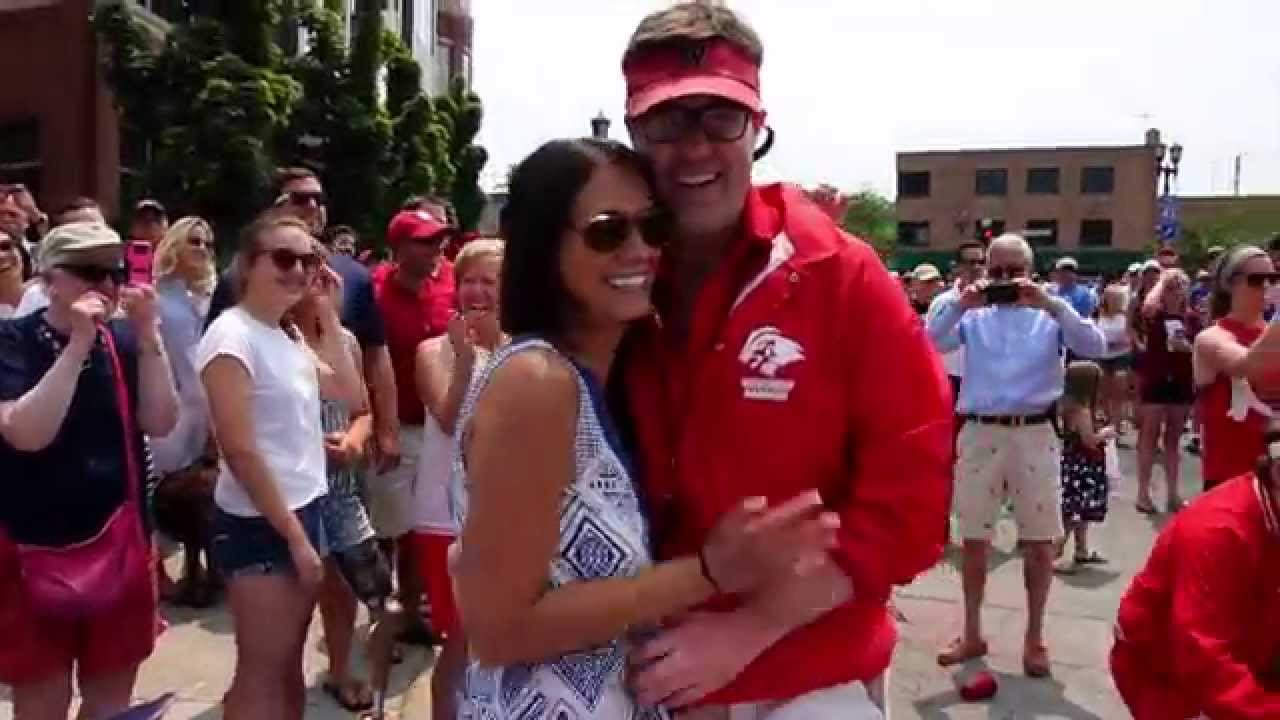 4th of July Proposal with University of Wisconsin Marching Band