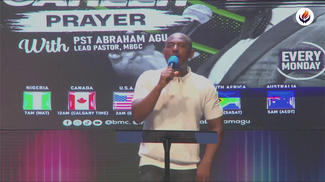 Business, Ministry, & Career (BMC) Prayer | with Pst. Abraham Agu | 16th March 2026