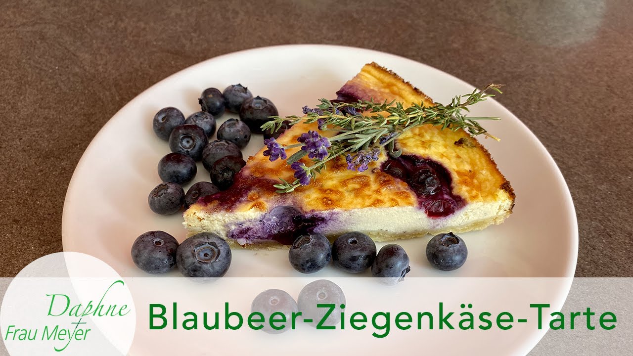 Blaubeer-Ziegenkäse-Quiche