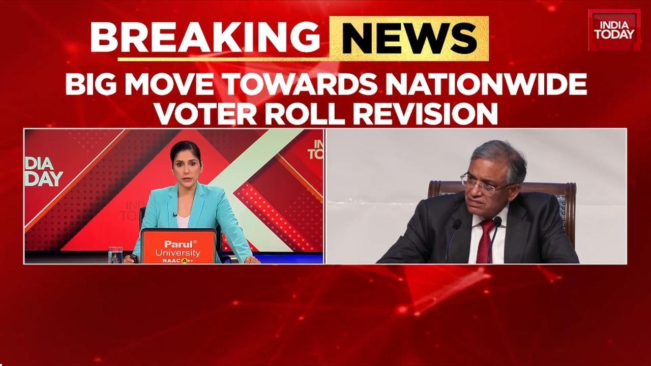 Breaking News: ECI Plans Nationwide Voter List Revision; Bihar To Be The Template | India Today
