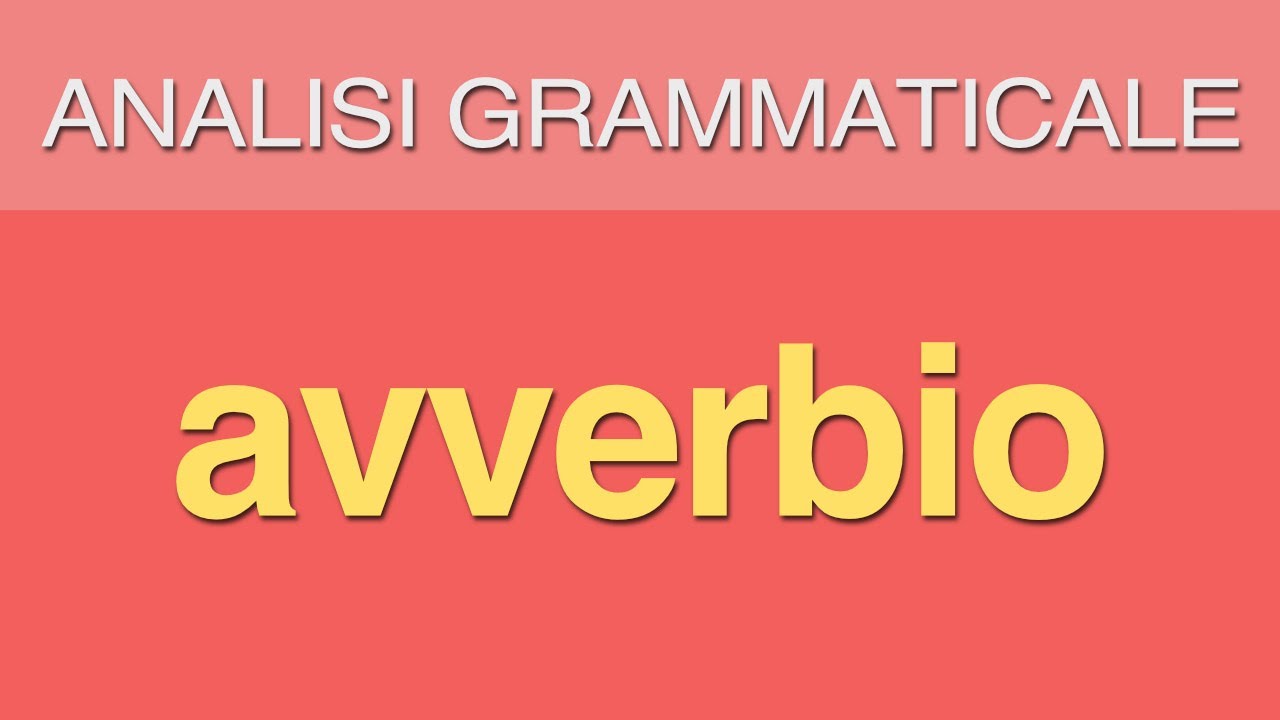Avverbio