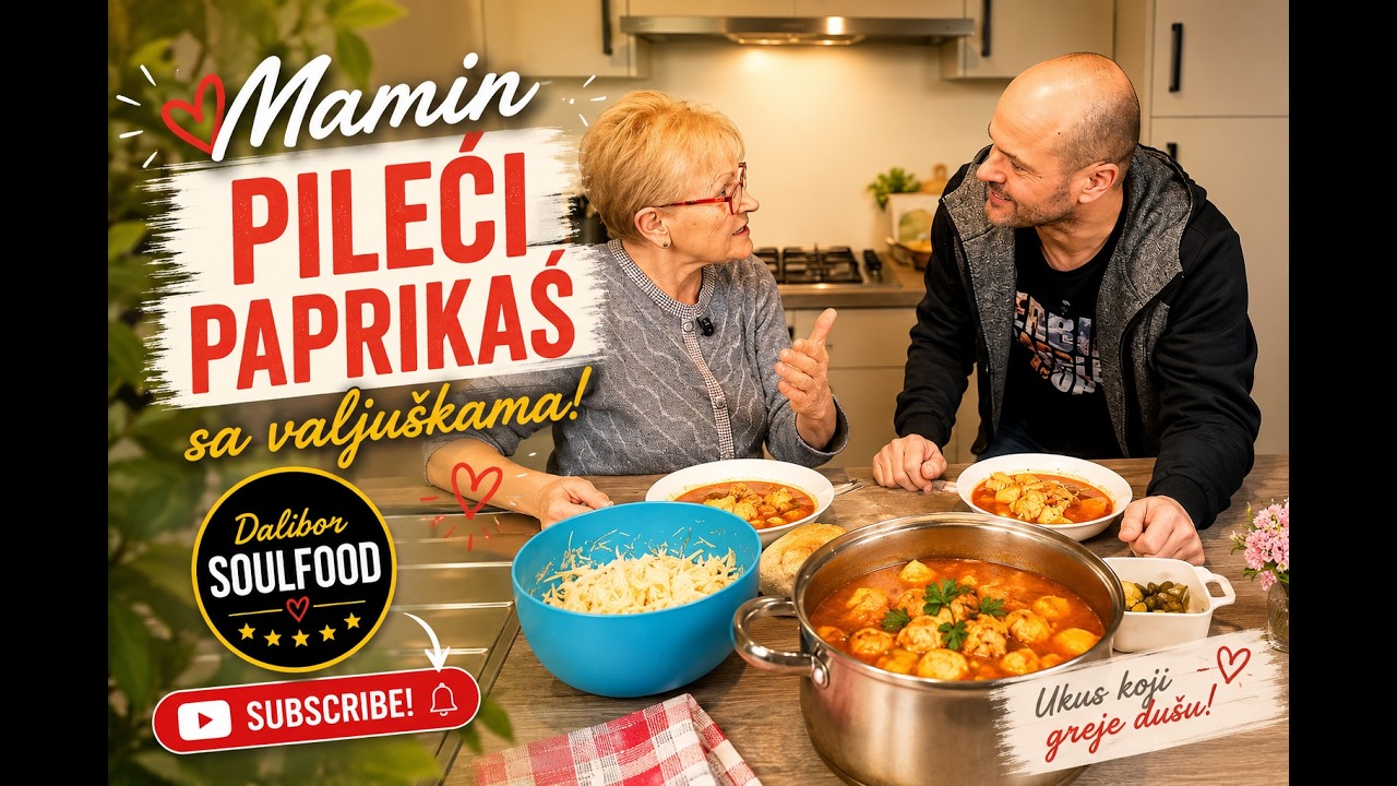 Pileci paprikas sa valjuskama! Chicken goulash! #fyp #youtubeshorts #youtube #chickenrecipe #mother