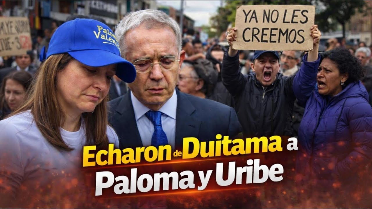 CANDIDATA PALOMA VALENCIA ABUCHEADA EN BOYACÁ - ¡TAMBIÉN ECHARON A URIBE!