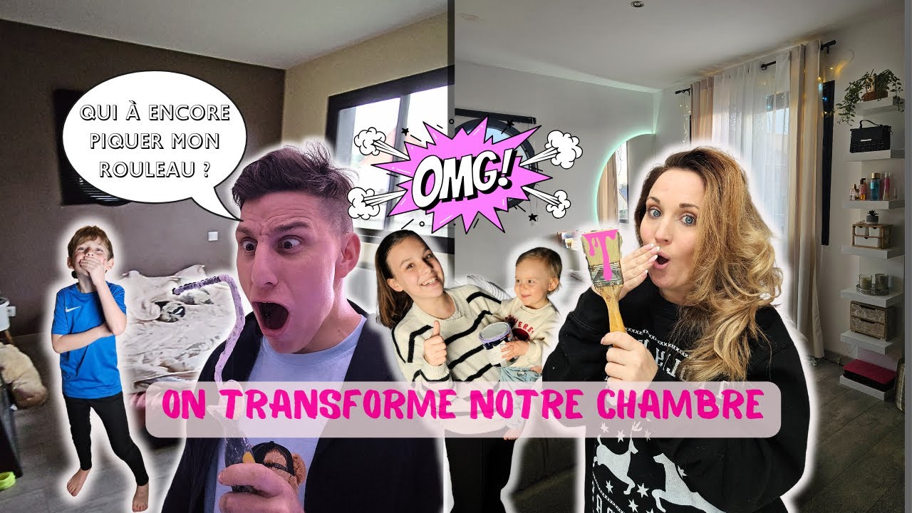 ON TRANSFORME NOTRE CHAMBRE !😱 J'ai la coiffeuse de mes rêves😍