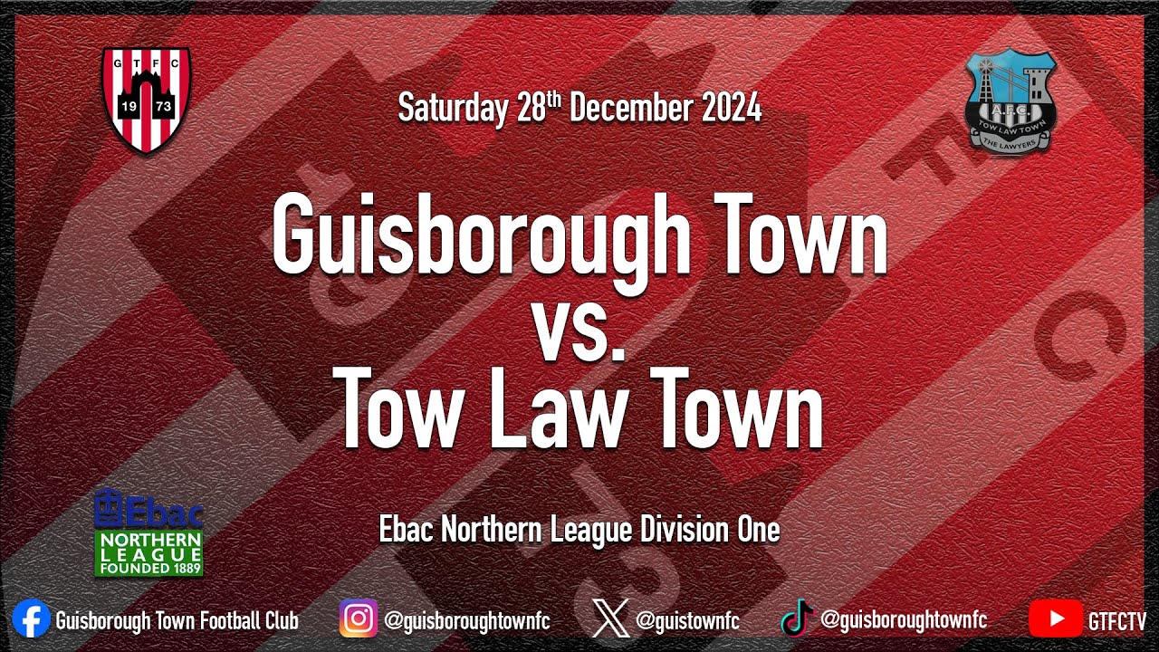 28/10/2024 - Guisborough Town 4-1 Tow Law Town