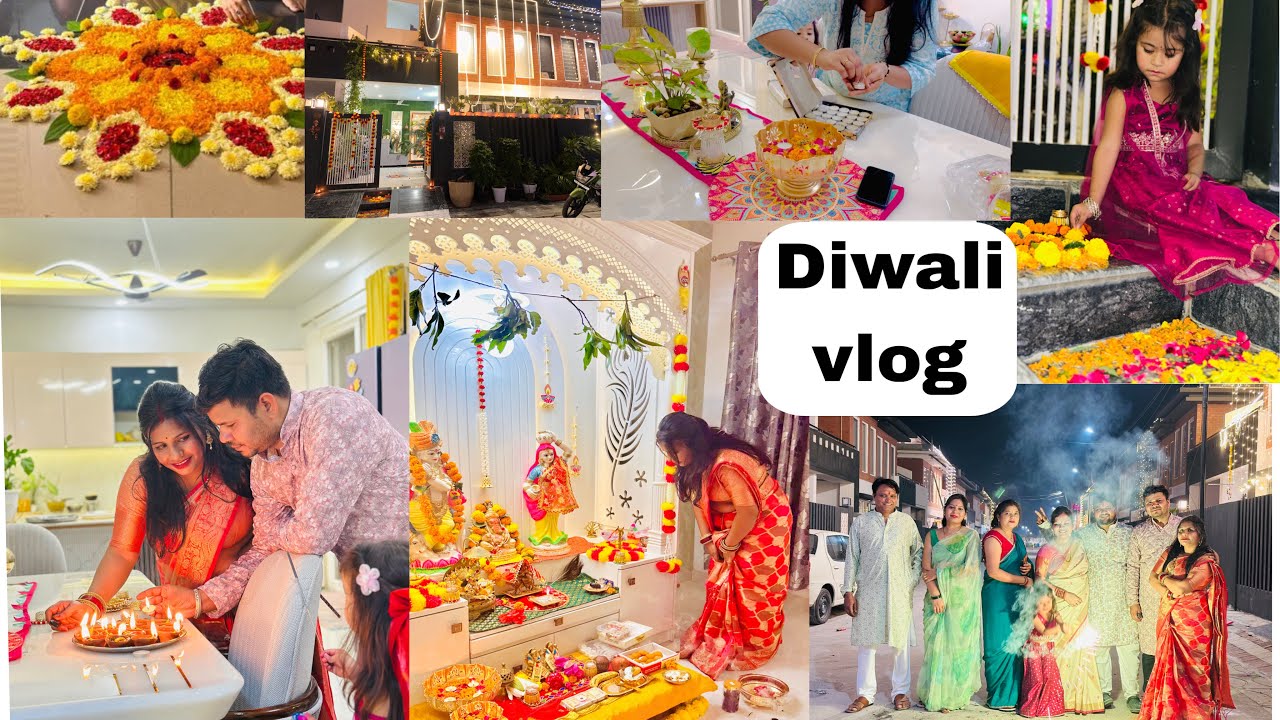 🧨नये घर में पहली दिवाली कैसे मनाई || घर को सजाया दिवाली के लिए || diwali celebration 2025,home decor