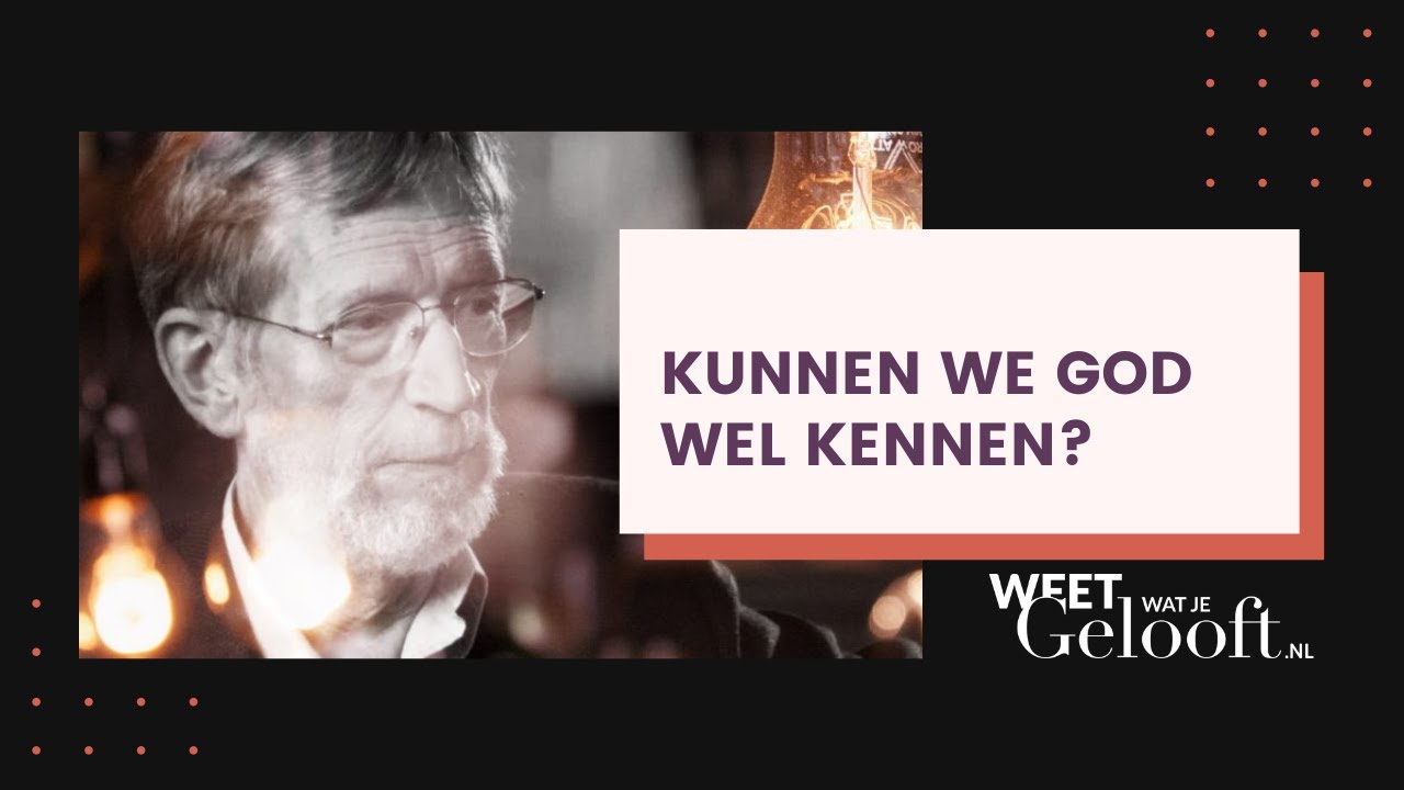 Kunnen we God kennen? - Jeroen de Ridder | Alvin Plantinga, geloof zonder bewijs (3/7)