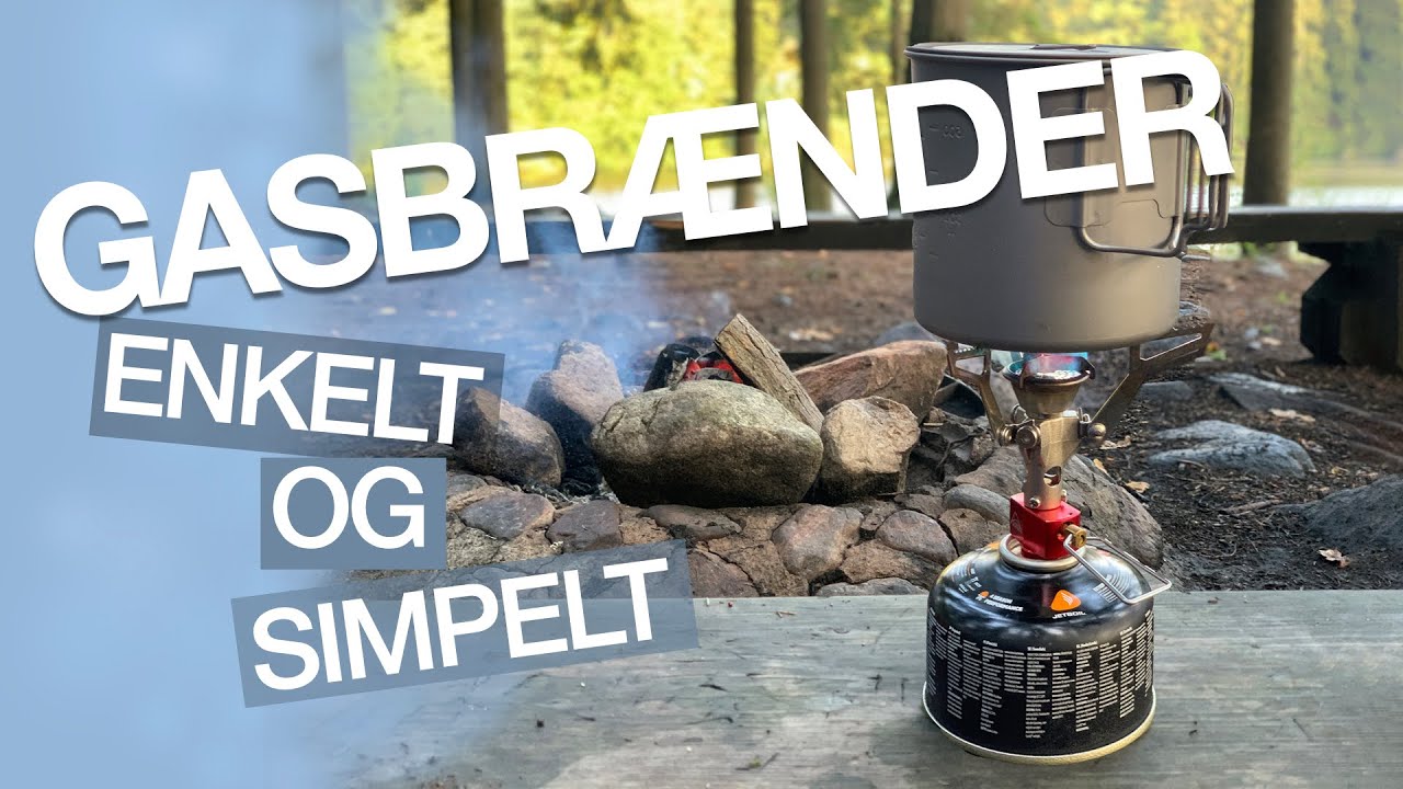 Gasbrænder - til vandreturen.