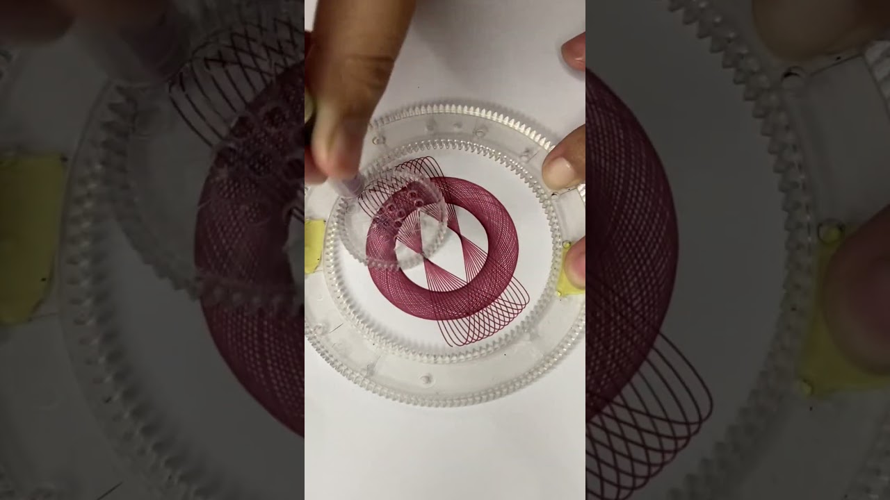 Peaceful ASMR Visual | Relaxing Spirograph Art for Rest! #art #shorts #spirograph #viralshorts #asmr