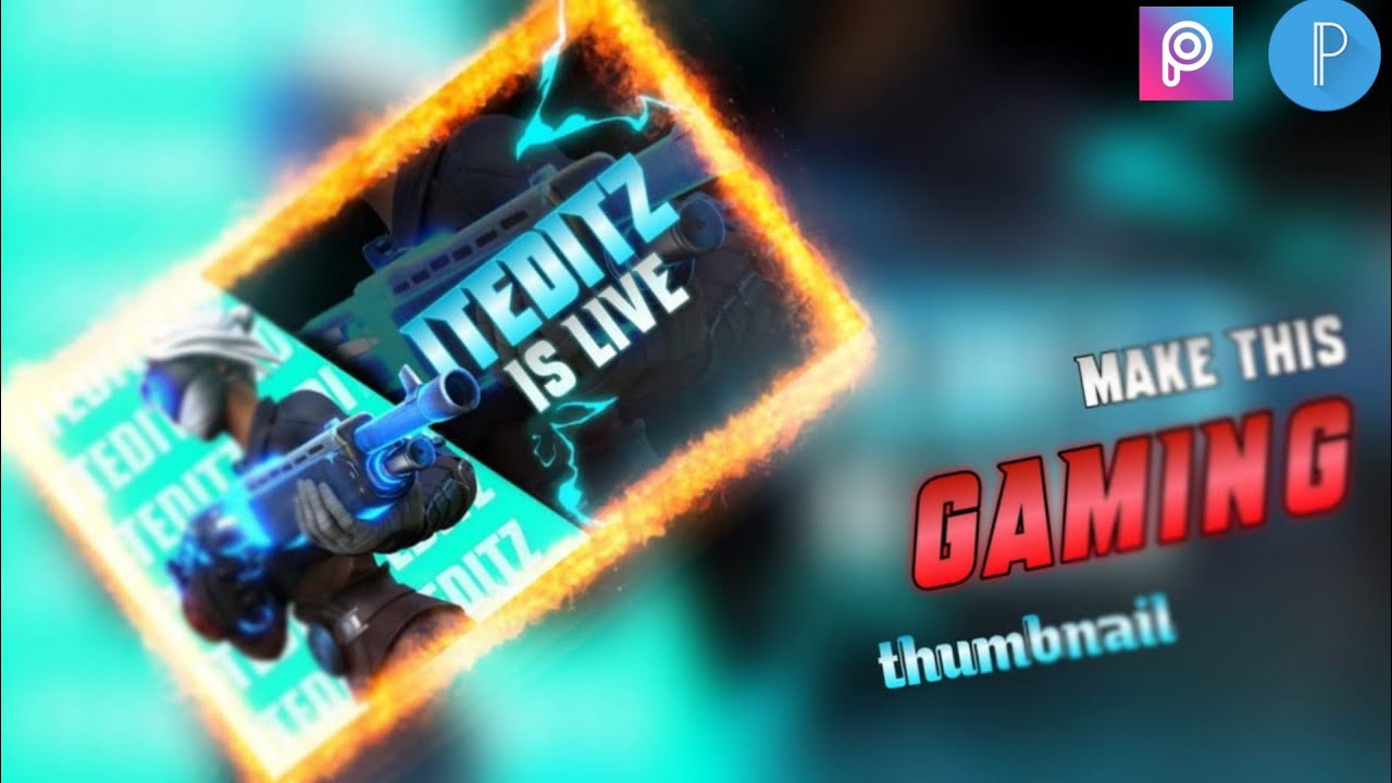 HOW to make gaming live stream thumbnail on Android
