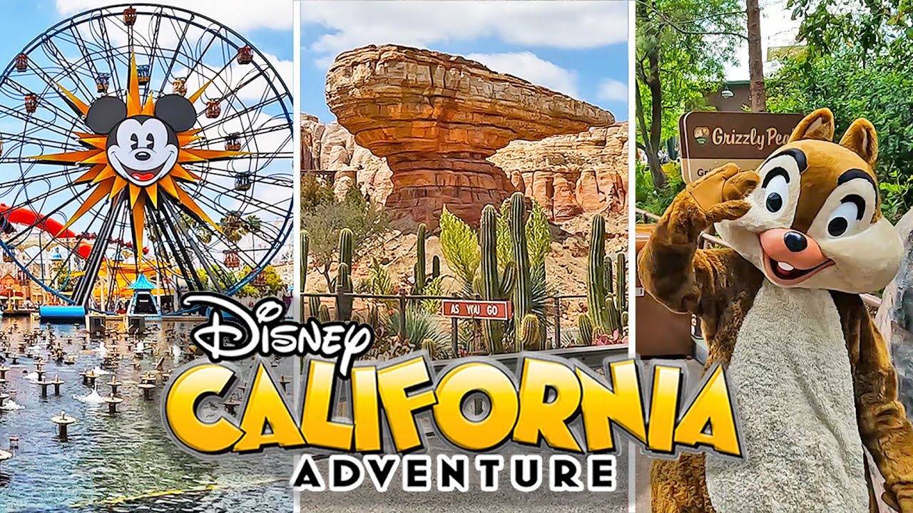 Sunny Walk Around Disney California Adventure Park at the Disneyland Resort [4K POV]