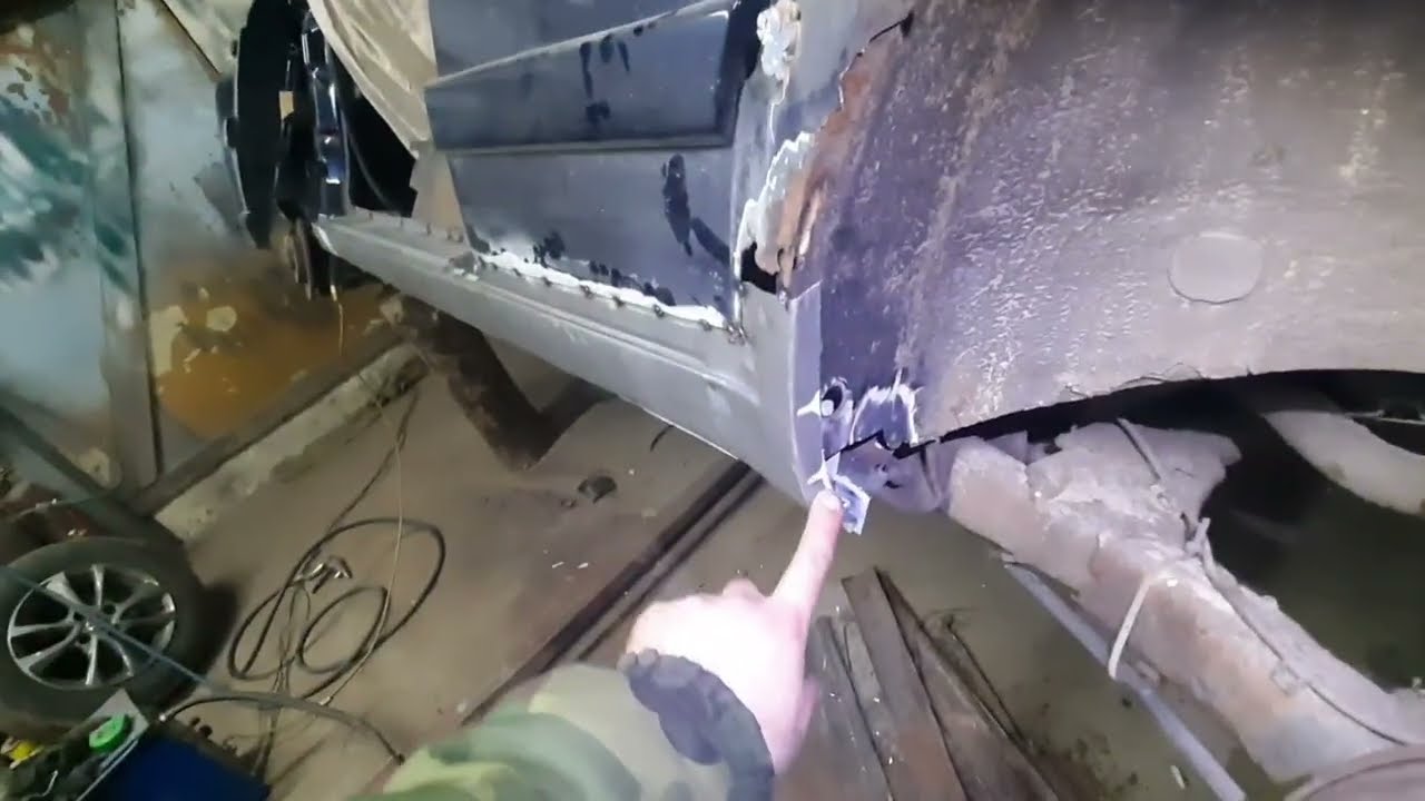замена порога гольф2