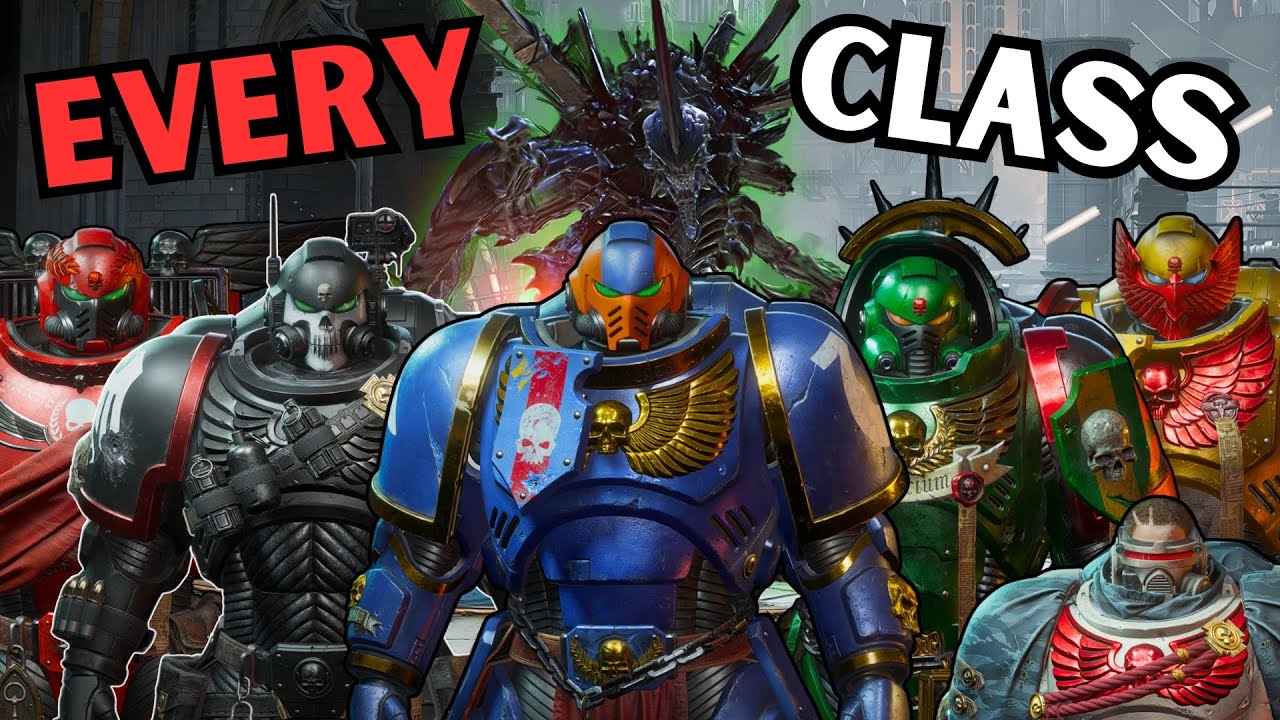 Soloing The Hive Tyrant on Lethal Difficulty With Every Class l Space Marine 2