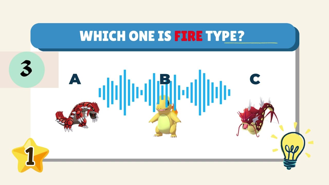 Pokémon Quiz Time! 🤔 Can You Guess These 5 Pokémon Types?