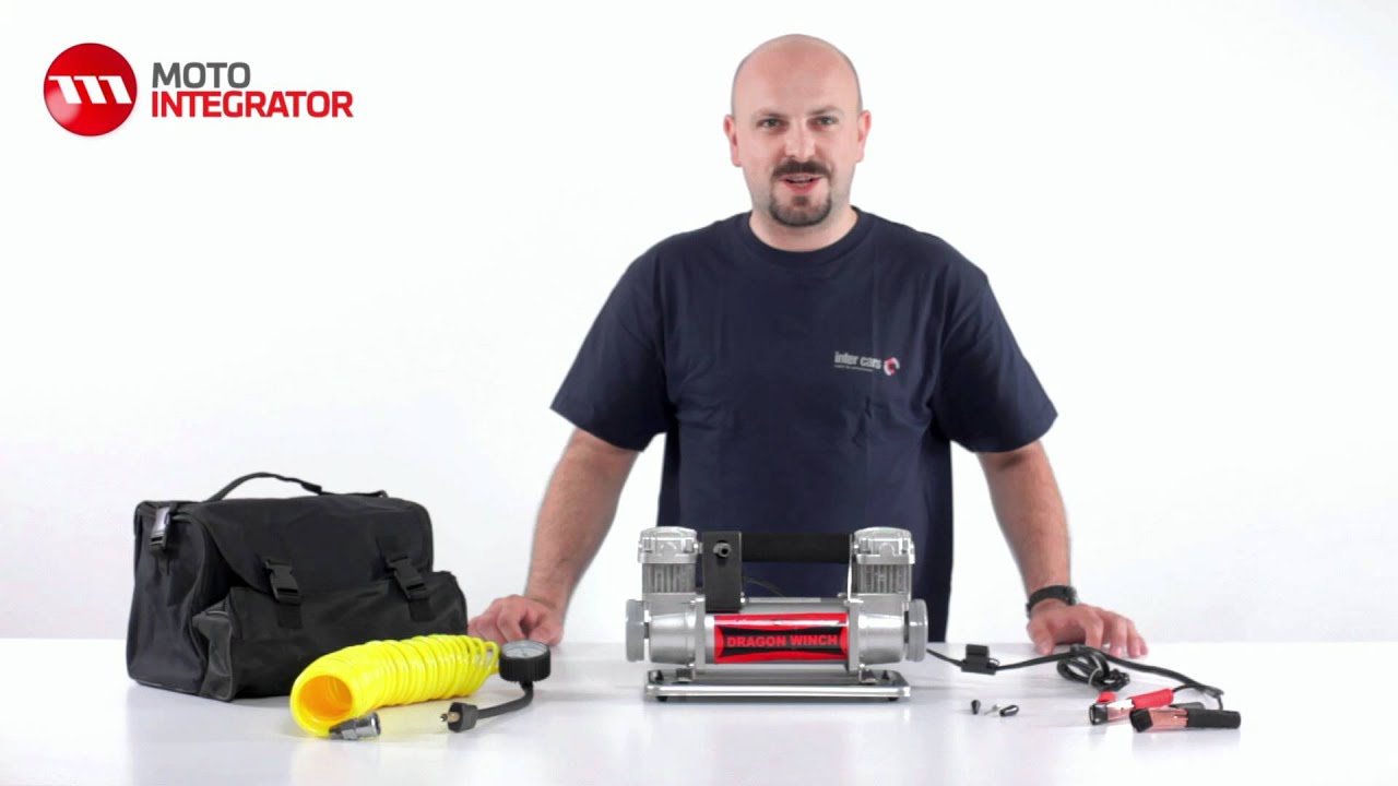 Przenośny kompresor powietrzny DRAGON WINCH duży 150 l/min