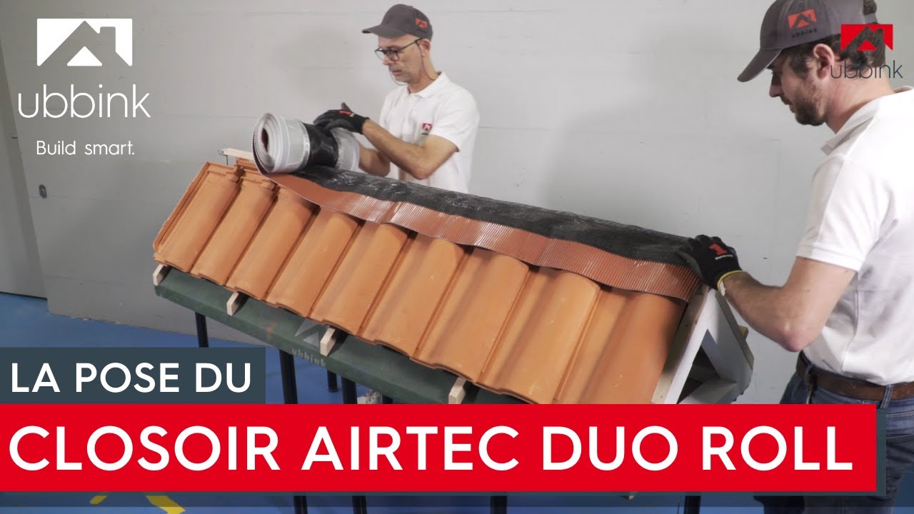 Comment poser le closoir Airtec Duo Roll d'Ubbink ?