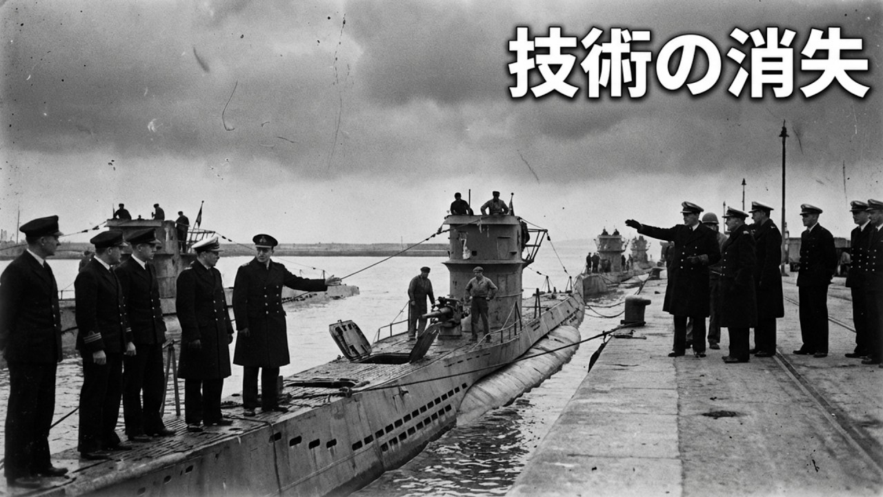 終戦後のUボート：400隻以上の潜水艦を連合国が「デッドライト作戦」で海に沈めた理由