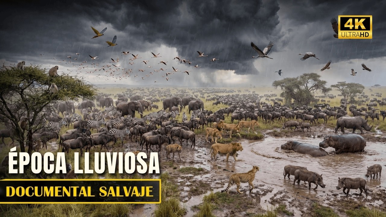 La Estación de Lluvias en África: El Milagro de la Naturaleza y el Renacer de la Vida Salvaje