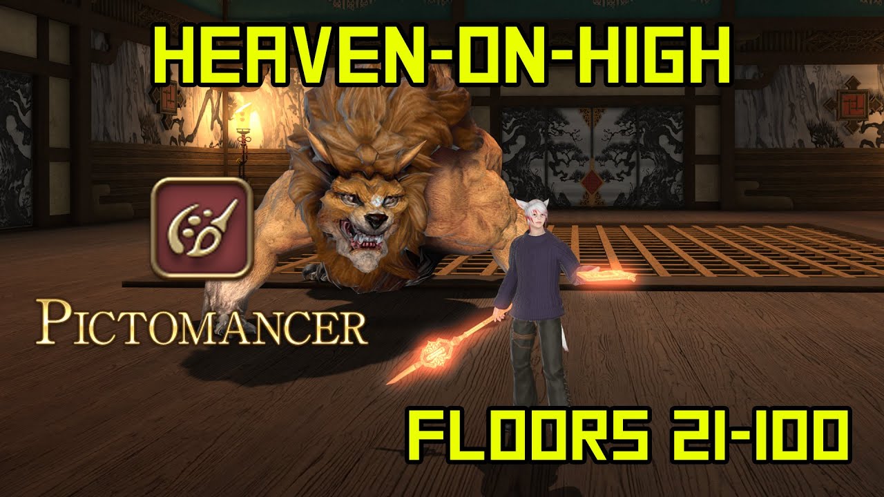 How Good is Pictomancer in Heaven-On-High? | Final Fantasy XIV: HoH Solo - PCT F21-100