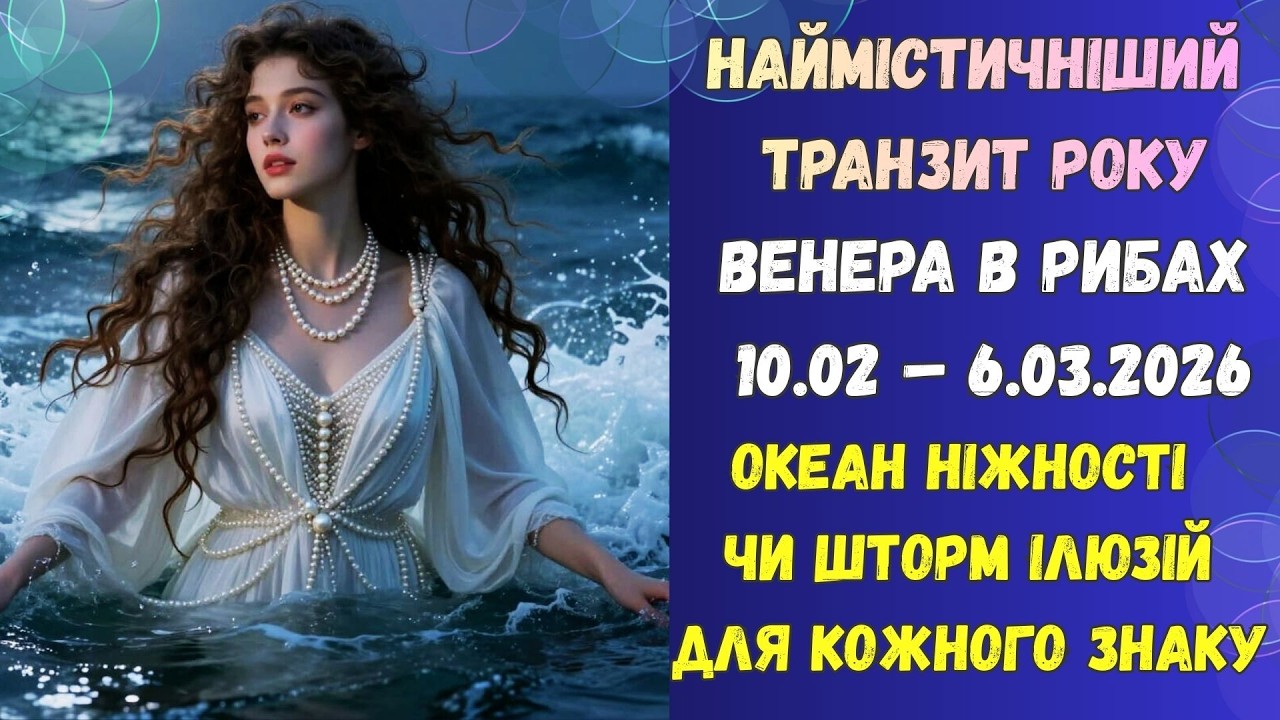 Час магії та ілюзій Венера в Рибах з 10 02 2026