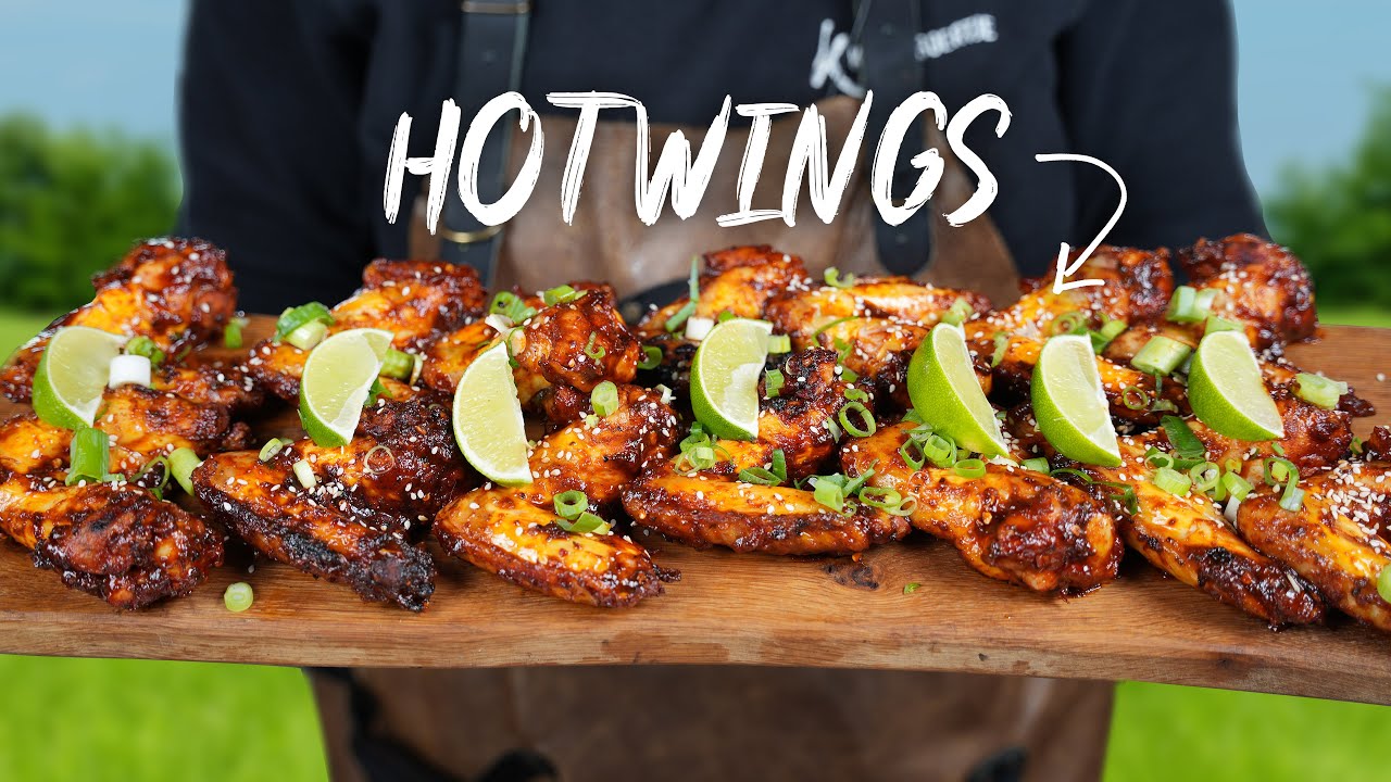 Sweet & Spicy HOTWINGS van de BBQ🔥 | Kolenboertje