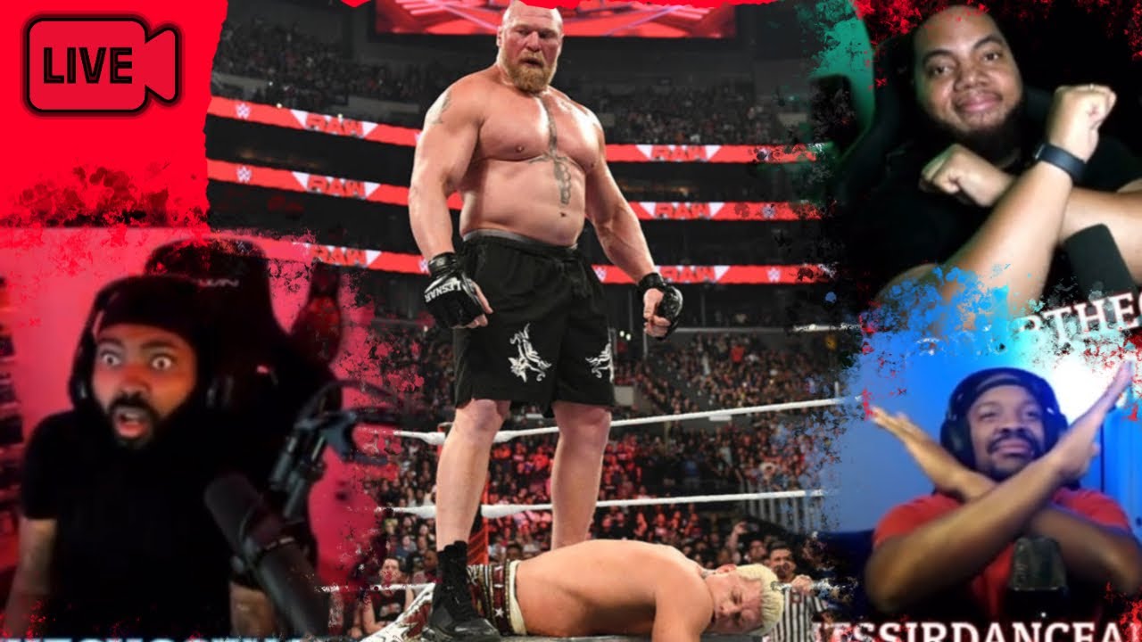 LIVE REACTION OF BROCK BRUTALLY TURNING ON CODY!! MOST INSANE THING WE'VE SEEN!