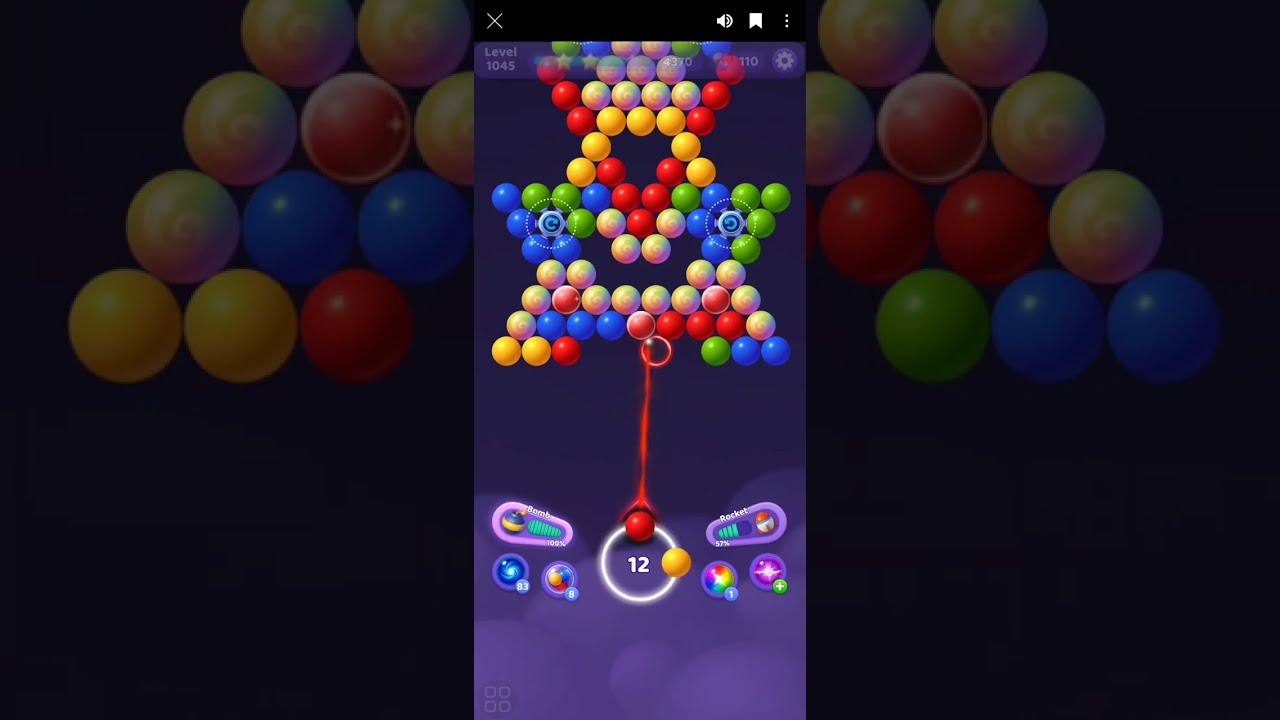 Bubble Popstar Level 1044 to 1046