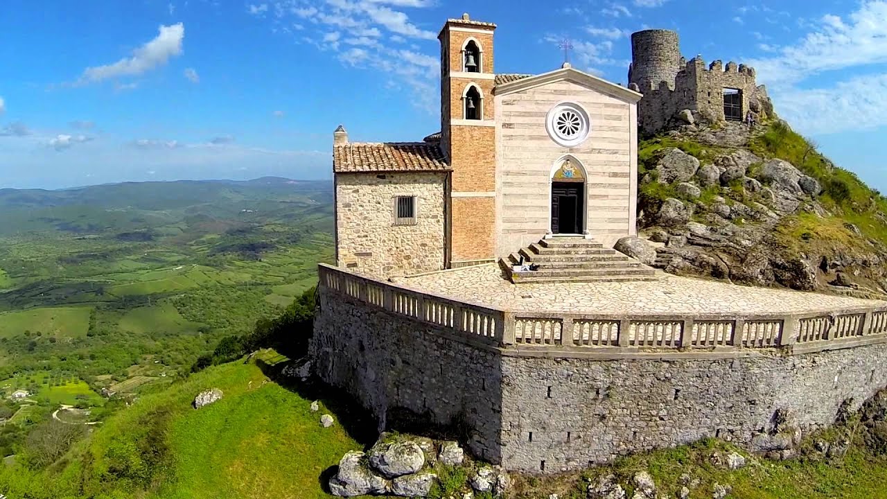 TOLFA, LA ROCCA FRANGIPANE RIPRESA DA DRONE