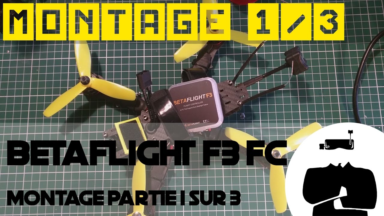 Montage Betaflight F3 Flight controler - 1/3