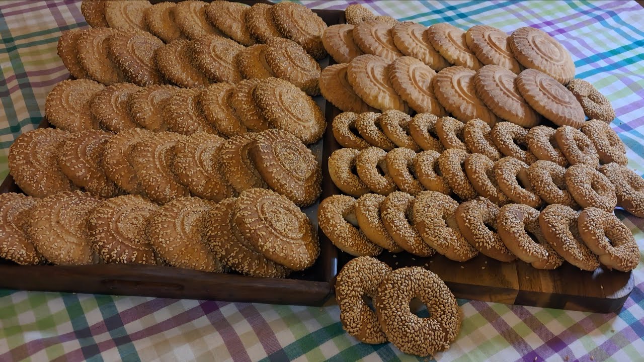 كعك الجبل اللبناني الاصيل 🌲🇱🇧قرمشة خيالية وطعم بياخدنا عالجبل 🌲🥨