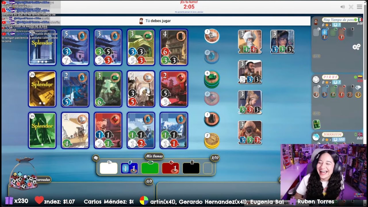 🔴 MARTES DE 💎 SPLENDOR 💎 y JUEGOS DE MESA | Nayeli