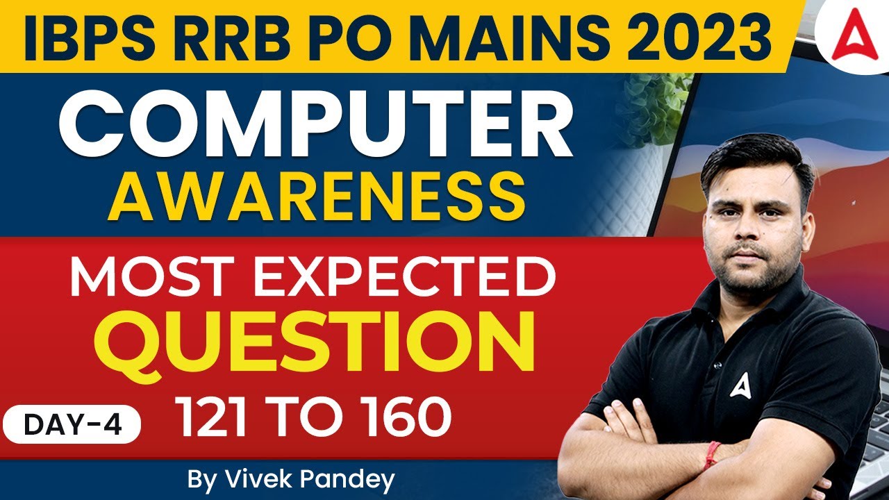 IBPS RRB PO/Clerk 2023 | Computer Awareness Most Expected Question DAY 4 | By Vivek Pandey