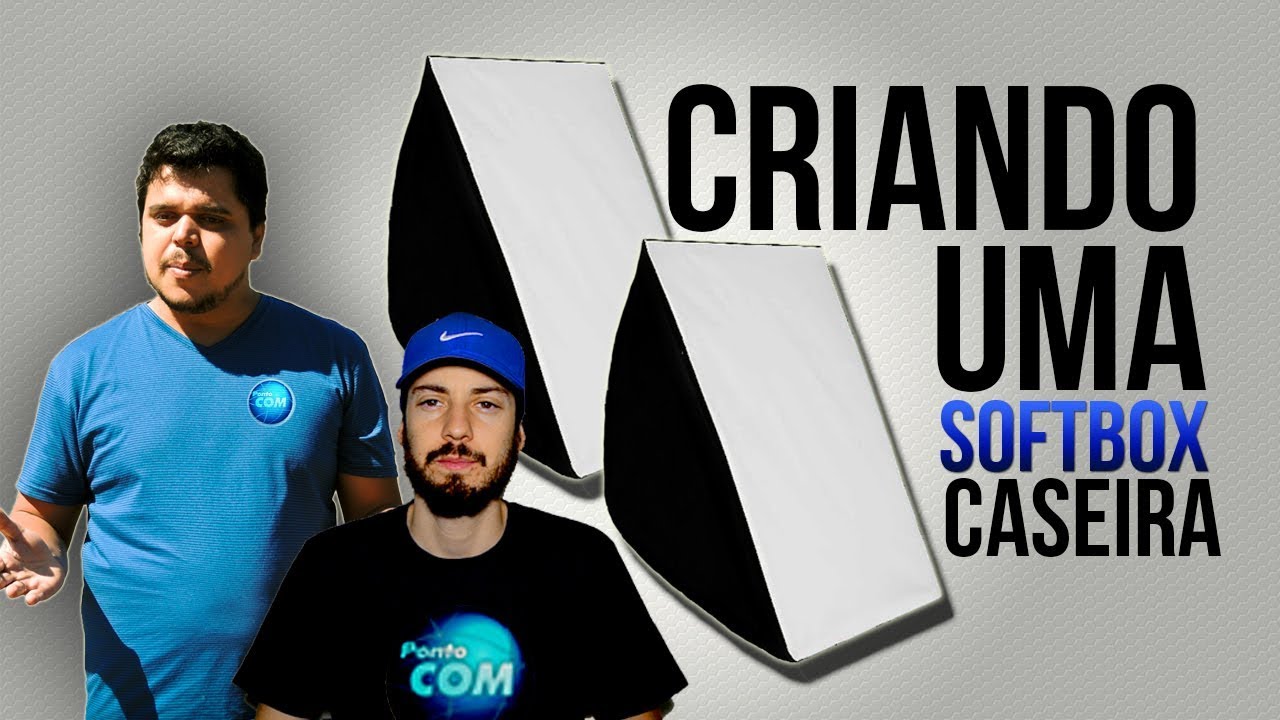 Como fazer uma Softbox / Lightbox Caseira - Iluminação para vídeos e fotos (DIY)
