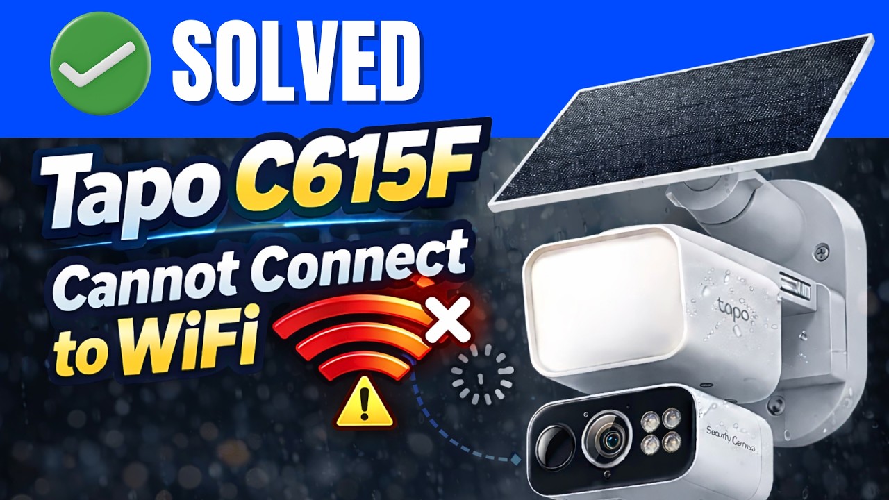 Tapo C615F Cannot Connect to WiFi - Here's The Fix!