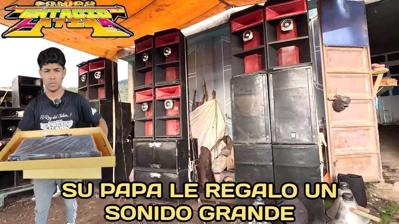NIÑO SONIDERO TIENE dos EQUIPOS de AUDIO MUY POTENTES da UN GRAN CONSEJO a los SONIDEROS😉
