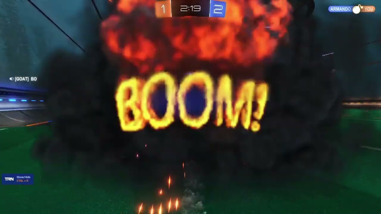 crushing it in rocket league