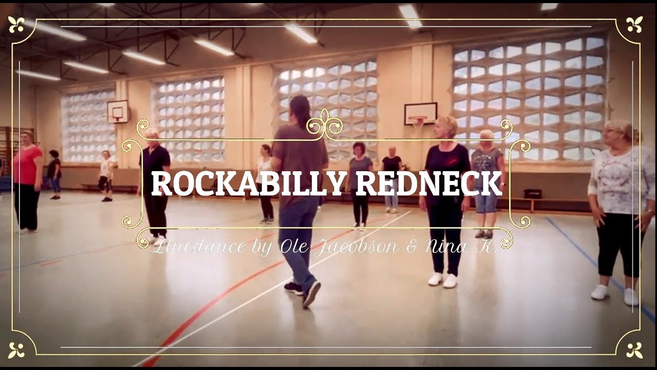 Rockabilly Redneck (Ro-Re) Linedance  (Official Dance Demo) Choreography:  Ole Jacobson & Nina K.