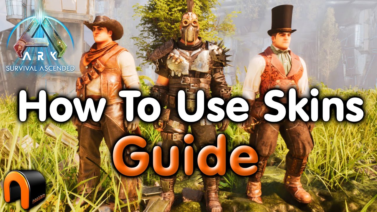 ARK How To Use Skins! Event & Bob’s Tall Tails Skins
