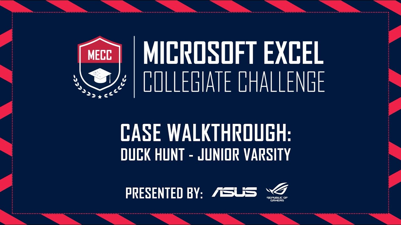 MECC Case Explorer 2026 - Duck Hunt JV Walkthrough by Emilie Williams