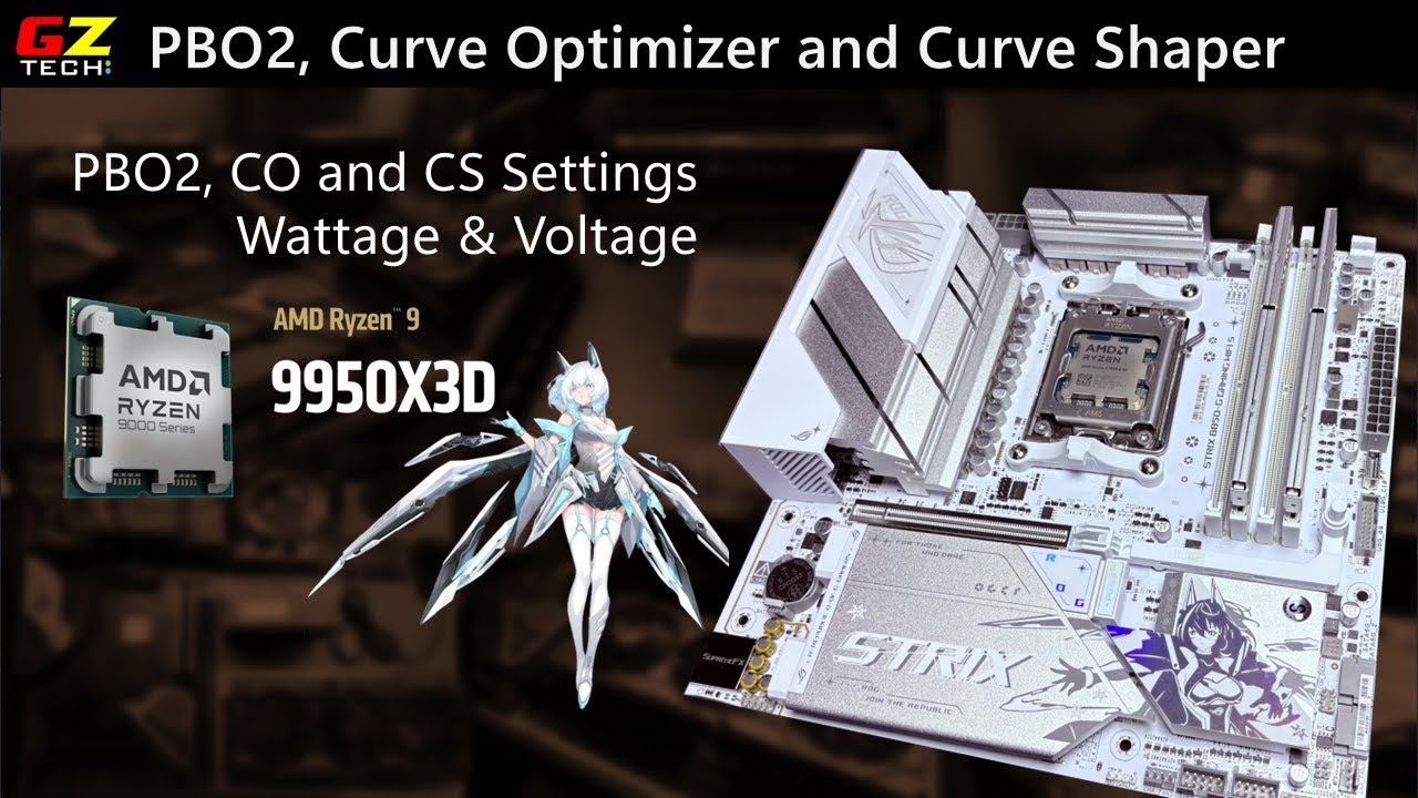 PBO2 Curve Optimizing with 9950X3D on Asus Motherboard