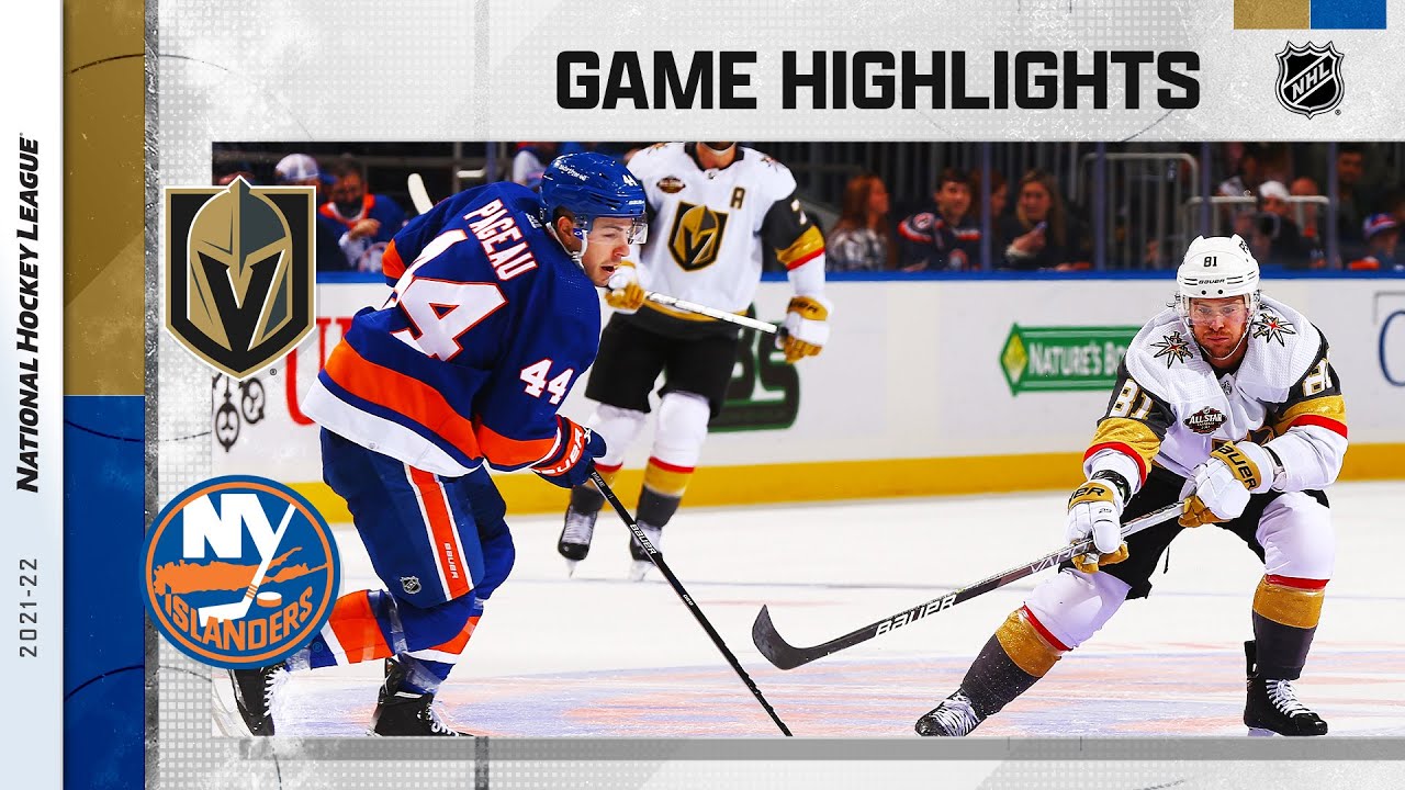 Golden Knights @ Islanders 12/19/21 | NHL Highlights