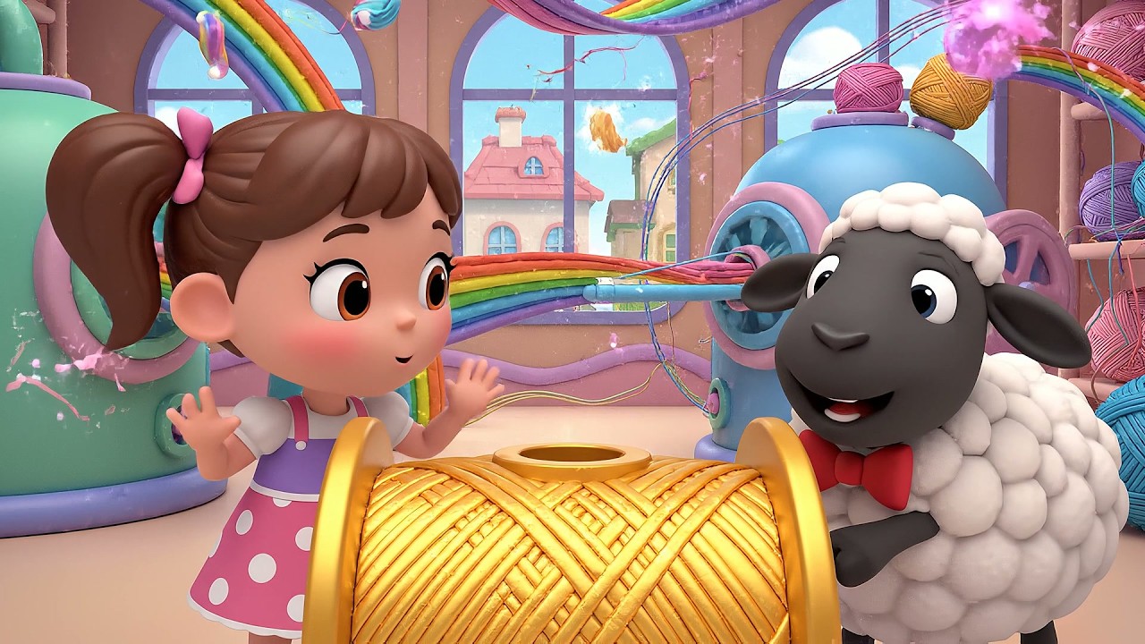 Búsqueda de la Fábrica de Lana Mágica | Canciones de Ovejas y Rimas Infantiles