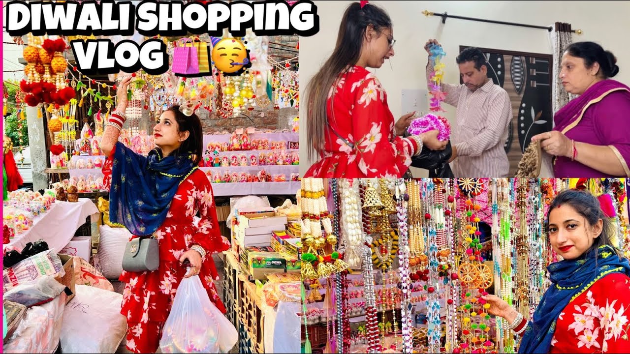 Diwali Shopping For Home Decoration 😍 | Shopping Vlog 🤷‍♂️ | 1 Diwali | Angel Shivam 🧿❤️